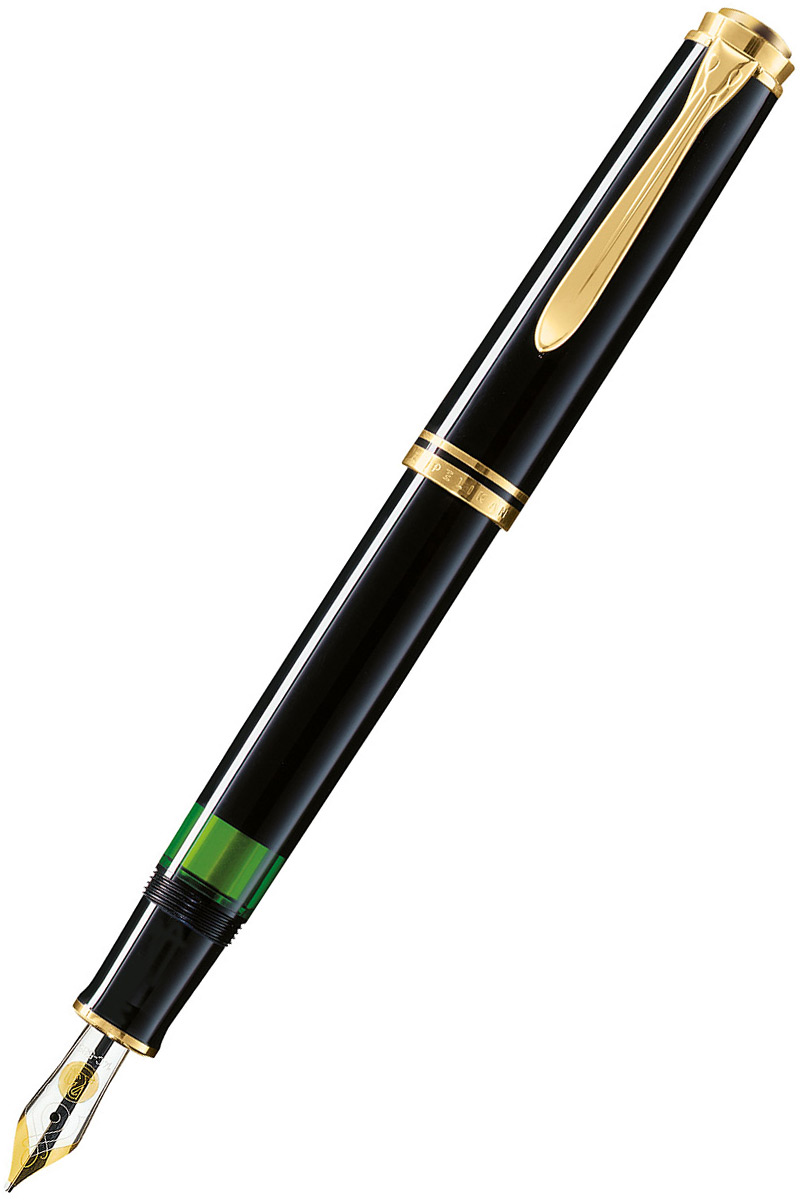 Перьевая ручка Pelikan Souveraen M 600 (980136) черный (M)