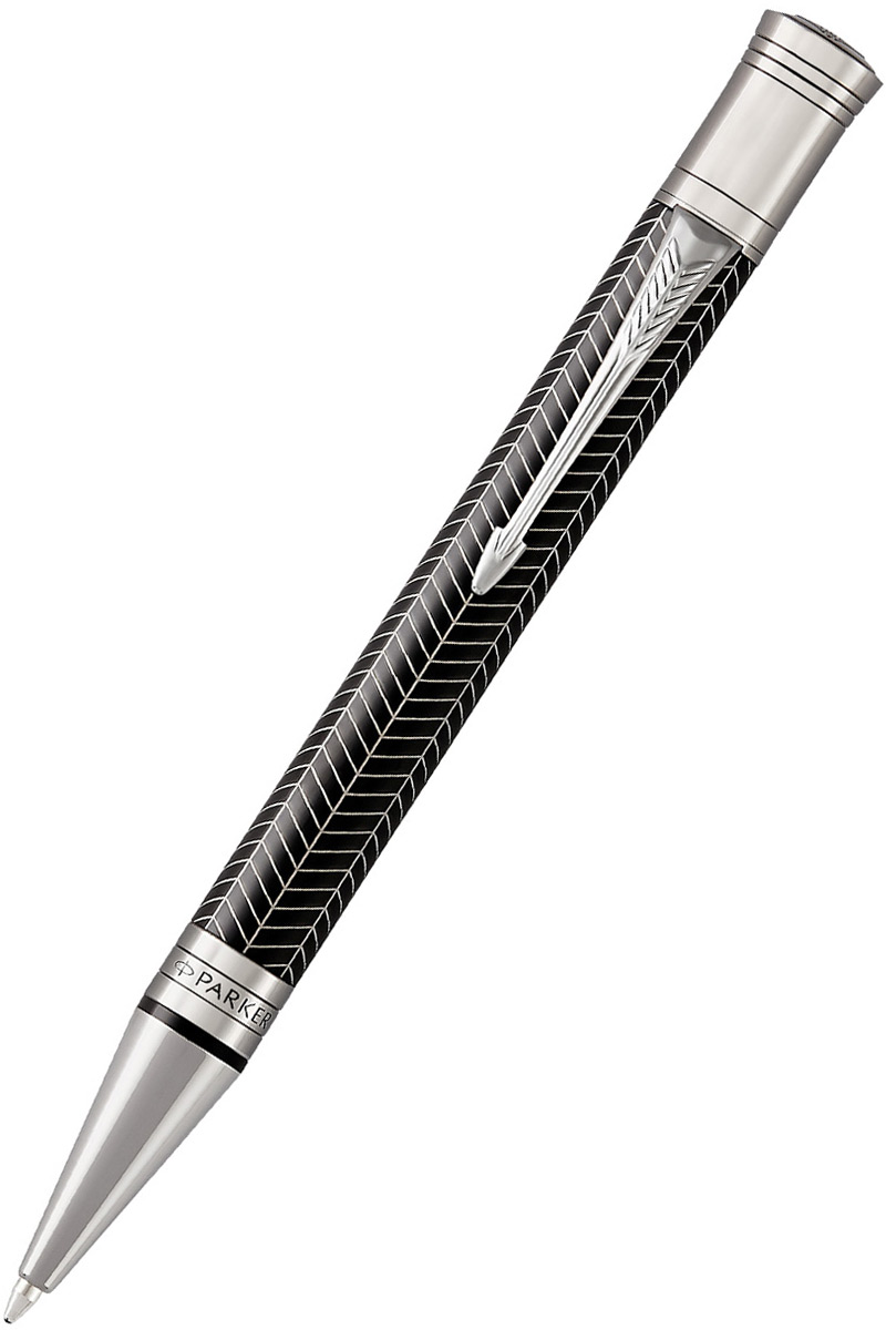Шариковая ручка Parker Duofold K307 Prestige Black Chevron CT (1945414)