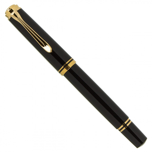 Перьевая ручка Pelikan Souveran M1000 Black GT, EF - фото №2