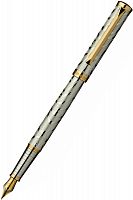 PC1026FP-G Перьевая ручка Pierre Cardin Evolution. цвет - серебристый,  корпус-латунь.