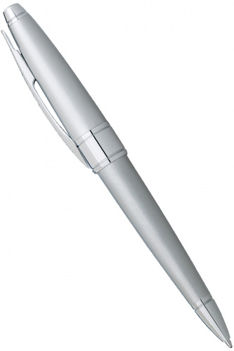 Шариковая ручка Cross Apogee Brushed Chrome - фото №2