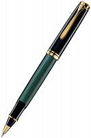 Ручка роллер Pelikan Souveraen R 400 (997494) черный/зеленый