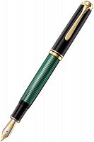 Перьевая ручка Pelikan Souveraen M 1000 (987586) черный/зеленый (F)