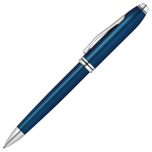 Шариковая ручка Cross Townsend 2015 Quartz Blue Lacquer - фото №2
