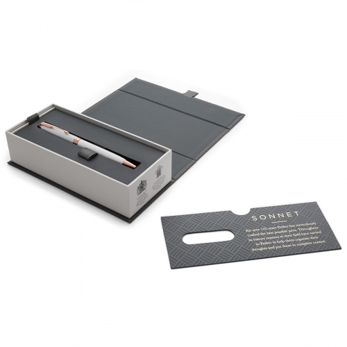 Шариковая ручка Parker Sonnet Slim 2017 Pearl Lacquer PGT - фото №3