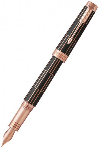 Перьевая ручка Parker Premier Luxury 2017 Brown PGT, коричневый матовый - фото №1