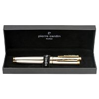 PC0801BP/RP Набор Pierre Cardin Pen and Pen шариковая ручка и роллер. цвет-серебристый,корпус-латунь