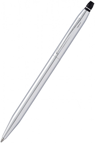 Шариковая ручка Cross Click Lustrous Chrome с дополнительным стержнем - фото №1